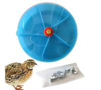 Genérico Bird Foraging Toy Feeder Ball, Interactive Parrot Food Wheel with Compartments, Chewing Toy for Training, Mental Enrichment for Birds, Cage Hanging Toys, 5.12x5.12 Inches