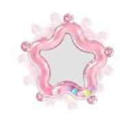 Genérico Bird Mirror for Cage - Rotating Lovebirds Chewing Toy with Sound