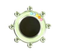 Generico Bird Mirror | Interactive Rotatable Wheel Decoration | Parrot Mirror Chewing Toy | For Pet Animals Small Medium Large Breeds Lovebirds Canary Conures Cockatiels