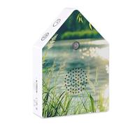 Genérico Bird Music Box - Decoración de música Box, Relaxing Musicc with Timer, Bird Cage Musicc, Nature Chirping with Motion Sensor for Home Garden Bedroom Bathroom Yoga Spa Meditation Travel