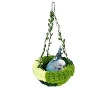 Genérico Bird Nest For Cage - Soft and Warm Plush Pet Hammock | Parrot Bed Parakeet House For Finch Conure Cockatiel Canary, Indoor Outdoor Sleeping Nursing Breeding