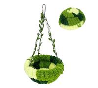 Genérico Bird Nest for Cage, Warm Plush Pet Hammock, Parrot Bed and Parakeet House Material, Sleeping Tool for Finch and Conure, Nursing Bed for Cockatiel Canary Indoor Outdoor Cage