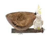 Genérico Bird Nest Shelter - House for Parakeet | Plush Material with Secure Design, Winter Sleeping Accessory, Comfortable Resting Spot for Cockatiel Conure Lovebird Canary Finch Hummingbird