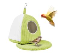 Genérico Bird Nest, Warm Hammock Parakeet Accessories with Cozy Bed Design, Soft Durable Material for Parrot Macaw Cockatiel Conure African Grey Lovebird Small Medium Animal 9.84x9.84x9.84 Inches