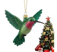 Genérico Bird Ornaments - Handcrafted Acrylic Christmas Tree Decoration with Realistic Design | Lightweight Holiday Pendant Keepsake, Festive Accent for Family, Friends, Living Room, Window, Home
