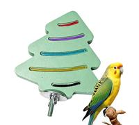 Genérico Bird Perch - 5.12 Inches Resin Paw Grinding Roosting Stand, Flat Cage Exercise Toy | Nail Filing Perch, For Budgies Parakeets Cockatiels Conures Lovebirds Training Use