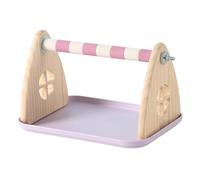 Genérico Bird Perch - 5-In-1 Interactive Enrichment Toys, Interactive Bird Toys, Stand Cockatiel Paw Grinding Stick | Birds Perch Stand Toy with Tray For Standing Paw Grinding Climbing Playing