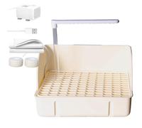 Genérico Bird Shower Bath | Automatic Circulating Bird Shower Fountain with Pump | Pet Cage Accessory, Parrot Bathing Tub For Lovebird Macaws Conures Sparrow Cockatiels Finches