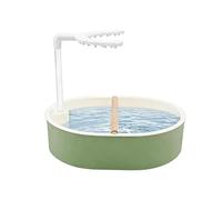 Genérico Bird Shower - USB Powered Automatic Bathtub | Parrot Shower for Cage Indoor Parrot Cockatiel Lovebird Grey