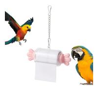 Genérico Bird Shredding Foraging Toy | Rolling Paper Design Chew Toy For Pet Birds | Interactive Cage Enrichment Accessory For Cockatiel, Conure, Lovebird, Biting, Foraging & Entertainments