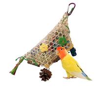 Genérico Bird Shredding Toys, Parrot Chewing Trainer, 9.06x3.94x1.57 Inches Mental Stimulation & Boredom Comfort, Foraging Enrichment Toy for Indoor & Outdoor Breeding Use