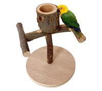 Genérico Bird Stand, Stand Perches, Playground for Lovebirds, Bird Perch, Encourages Physical Activity and Mental Stimulation, Perfect for Small to Medium Birds, 5.91x5.91x7.09 in