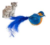 Genérico Bird Toy Flapping, Realistic Chirping Bird with Wings, Compact Engaging Pet Design, Soft Interactive Flying Cat Toys for Indoor Ejercise, Play, Mental and Physical Stimulation