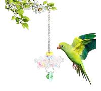 Genérico Bird Toys - 360-degree Rotating Pet Enrichment Supplies,Sparrow Toys Spinner Wheel - 8x8x3cm/3.15x3.15x1.18 Inches For Macaws Lovebird Conures Cockatiels Finches Indoor Outdoor Garden