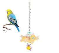Genérico Bird Toys - 360-degree Rotating Pet Enrichment Supplies,Sparrow Toys Spinner Wheel - 8x8x3cm/3.15x3.15x1.18 Inches For Macaws Lovebird Conures Cockatiels Finches Indoor Outdoor Garden