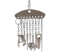 Genérico Bird Toys Bells Small, Stainless Steel Bell Parrot Toy, Conures Cage Accessories, Bird Cage Swing Stand Toys, Bird Swing Bells Toys Metal Bird Chewing Toys For Lovebirds Cockatiels