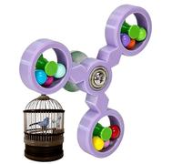 Genérico Bird Toys - Rotating Windmill Shaped Interactive Chewable Play | Conure Toys | for Lovebird Cockatiel Conure Macaw Cockatoo Animals Pets