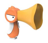 Genérico Bird Voice Changer, Kids Megaphone Toy, Novelty Bird Microphone with Fun Sound Effects, Playful Voice Modulation, Interactive Sound Toy for Outdoor Play and Group Activities, Orange