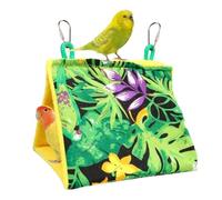 Genérico birdBed for Cage - birdSnuggle Hut L Size Nest, Canvas Flannel Soft birdCave, Warm Hanging Tent Shelter with Secure Comfort Design | birdBed for Macaw Parrot Conure Cockatiel Cage