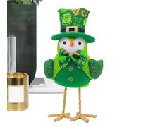 Genérico Birds Decor - St. Patrick's Day Good Luck Ornament - Green Good Luck Bird Statue | For Office Party Festivals St. Patrick's Day Table Shelf Display
