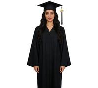 Genérico Birrete y Toga de Graduación,Con Cremallera Invisible Holgada Unisex - Birrete Y Toga De Licenciatura Para Adultos | Para Amantes Familia Amigos Adolescentes Mujeres Hombres Niños