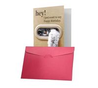 Genérico Birthday Card - 9.8 Inch Cat Paw | Cardboard Cat Paw - Humorous Cats Paws Birthday Greeting Cards with Envelope Keepsake for Friends Family Coworkers Special Moments Giftś Card