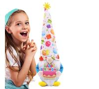 Genérico Birthday GNOME Doll - Faceless Dwarf Goblin Plush Ornament | Handmade Felt Cotton Perfect as for Significant Others All Year Roundbirthday Party Gift, Home Desk Decoration, Couple & Kids