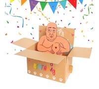Genérico Birthday Greeting Card - Funny Birthday Card | 3D Birthdây Cards for Men | Funny Paper Craft for Festival Celebration Family Friends Child Men Holiday Colleagues Sister