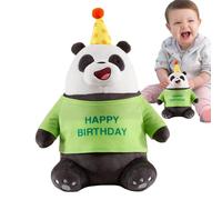 Genérico Birthday Plush, Stuffed Animal Bear, Adorable Soft Plush Toy for Boys, Girls, Kids, Cute Cuddly Gift Idea for Birthdays, fiestas, Baby Showers, Room Decor, Easy to Carry