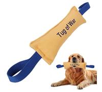 Genérico Bite Pillow Dog Training | Tug Tough with 2 Strong Handle Handmade Pull Equipment Interactive Toy For of War, Fetch, Puppy