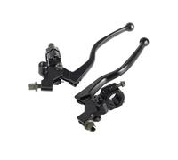 Genérico Black Aluminum Alloy Handlebar Clutch Lever For Pit Dirt Bike Pitbike Motorcycle ATV Brake & Clutch Lever Cable Front Bra,Resistente al uso