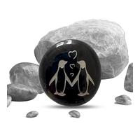 Genérico Black Penguin Hug Figurine - Resin Couple Penguin Ornament | Cute Love Gift Statue | Romantic Desk Decor Sculpture | Positive Emotionaal Bond Gift For Home Office