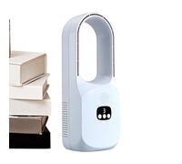 Genérico Bladeless Fan for Bedroom - 120 Degree Oscillating Portable Circulator with 3 Speeds | Multi Functional Desktop Fan for Home, Office, Living Room, Travel, Camping, Outdoor, Car, Dorm, RV