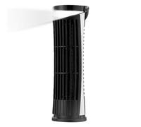 Genérico Bladeless Tower Fan, Personal Usb Blower, Quiet Cooling with Led Light, Sleek Compact Design, for Car Travel Desk Kitchen Rv Studio Indoor Use, 2.99x2.99x10.24 Inches