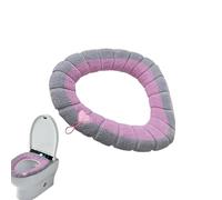 Generico Blanda para Asiento de Inodoro, para baño más Grueso con asa de elevación, Tapa de Inodoro con calefacción, para Uso Interior en casa, Hotel y Servicios higiénicos