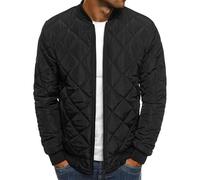 Genérico Blauer Hombre Plumas, Cazadora Invierno Hombre,Abrigo De Invierno Acolchado con Cremallera Completa para Hombre Abrigo Informal Resistente Al Viento Y CáLido