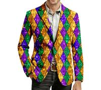 Genérico Blazer de Hombre Americana Casual - Chaqueta de Pana Carnival Velvet para Eventos Formales y Ropa Informal Negocios con un Corte Moderno diseño Elegante.
