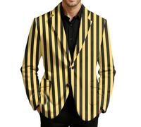 Genérico Blazer de Hombre Americana Slim Fit - Chaqueta de Pana a Carnival para Uso Casual y Elegante, con un Ajuste cómodo diseño Elegante.