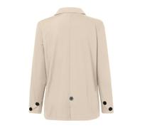 Genérico Blazer Elegante Chaqueta Traje Manga 3/4 Casual Slim Trajes Mujer Vestir Elegante Chaqueta Para Mujer Americana Informal Otoño Deportiva Ajustada Botones Vintage Entallada Trabajo Oficina