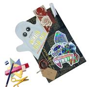 Genérico Blind Date with a Book Halloween Edition, Spooky Witch-Themed Mystery Romance Books for Bookish Lovers, Couples, Party Decor, Present Set Surprise Reading Box, 15x20x3 inches