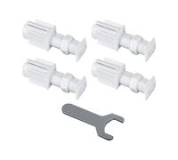 Genérico Blind Installation Code Shutters - 5X Louver Ceiling Brackets | 3.66x0.94x0.91in PC Replacement Part Set | Vertical Head Rail Roller Track Fixing Mount Hardware For Home Workplace Bedroom
