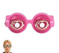 Genérico Blink & Wink Novelty Glasses - The Ultimate Selfie Accessory, Interactive Blinking Winking Glasses, Gift for Kid (Pink)