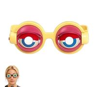 Genérico Blink & Wink Novelty Glasses - The Ultimate Selfie Accessory, Interactive Blinking Winking Glasses, Gift for Kid (Yellow)