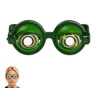 Genérico Blink & Wink Novelty Glasses - The Ultimate Selfie Accessory, Interactive Blinking Winking Glasses, Gift for Kid (Green)