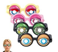 Genérico Blink & Wink Novelty Glasses - The Ultimate Selfie Accessory, Interactive Blinking Winking Glasses, Gift for Kid (4Pcs)