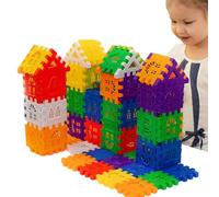 Genérico Blocks For Construction - Building Blocks For | Toy Building Sets | Sensory Toys | Stem Interlocking Toys Colorful Portable For Travel | Boost Your Child'S Creativity