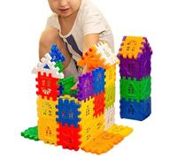 Genérico Blocks For Construction - Building Blocks For | Toy Building Sets | Sensory Toys | Stem Interlocking Toys Colorful Portable For Travel | Boost Your Child'S Creativity