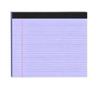 Genérico Blocs de Notas, Blocs Perforados de 24x27cm, Block Grande de 30 Hojas, Estudiantes Personal Administrativo Escuela Hogar Oficina Juzgado Toma de Notas Gestión de Casos