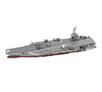 Genérico Bloques de Construcción de Portaaviones, Portaaviones de Batalla de Energía Nuclear a Escala 1/300 Modelo Moc Grande para Adolescentes y Adultos (6354 Piezas)