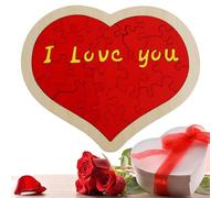 Genérico Bloques de construcción del corazón, Ladrillos de construcción en Forma de corazón | Te Amo de Ladrillos en Forma de,Familia DIY cumpleaños Día de San Valentín en de 3D Mini